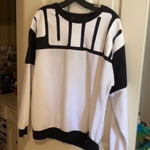 Puma Black and White Sweatshirt